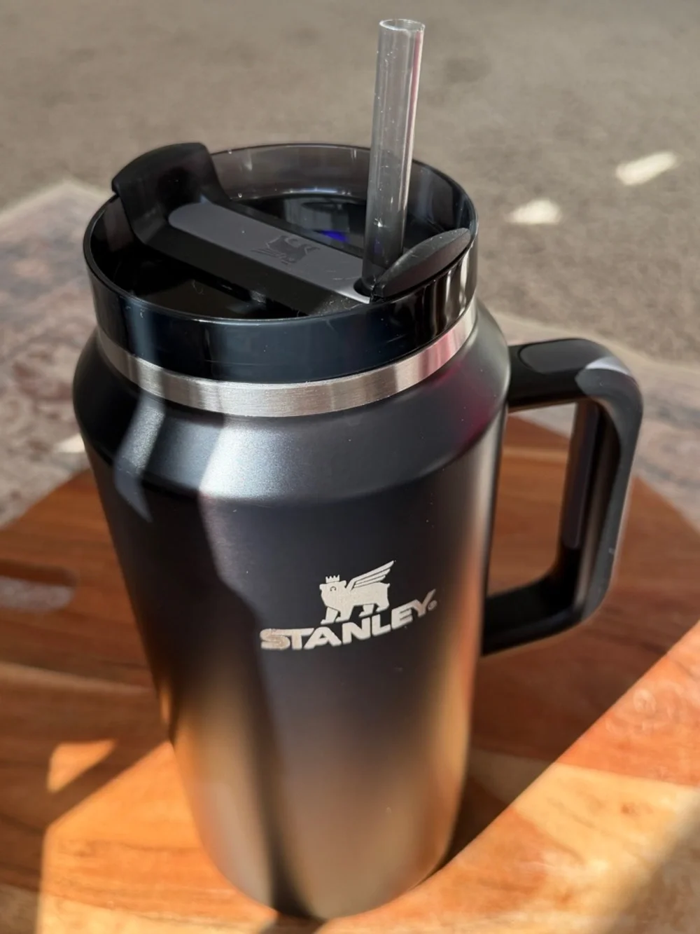 Stanley Black Vacuum Insulated Mug with Stainless Trim 64 oz - Picture 7 of 16